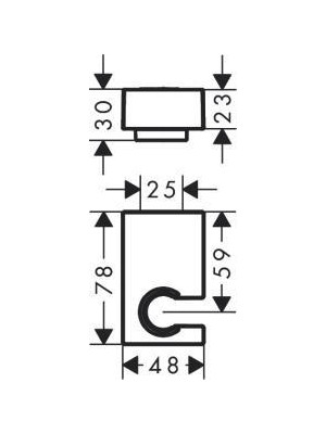 Hansgrohe El Duş Askısı Porter E Altın 28387990