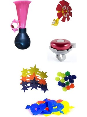 Hellove Kız Çocuğu Için Bisiklet Süsü Seti Kız Çocuğuna Özel Bisiklet Süsü