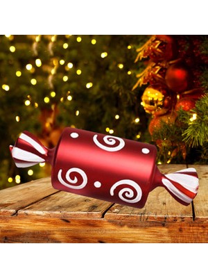 Şeker Süslemeleri Girdap Baubles Hediye Noel Ağacı Tatil Için Tatlı Sahne 40 cm C