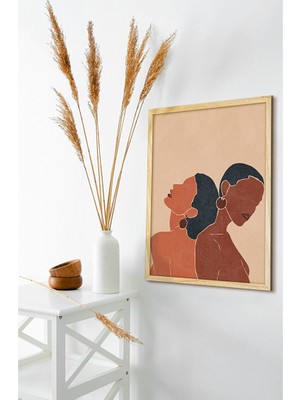 Özcanlar Çerçeve Çerçeveli Tablo Dekorasyon Ev Dekoru Konsept Hediyelik Modern Tekli Ahşap Çerçeve