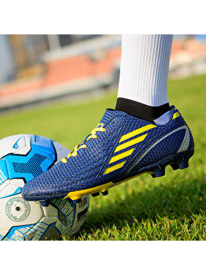 KIN Gençlik Trendi Mavi Futbol Ayakkabıları Erkek Ayakkabıları Eğitim Ayakkabı Tırnak Ayakkabıları Spor Ayakkabı (Yurt Dışından)
