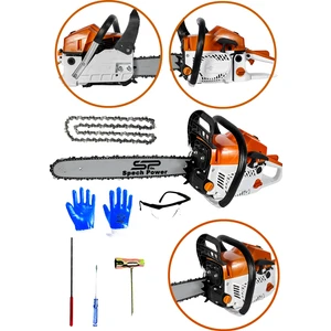 Spech Power Amerikan Gx-9z Çift Egzozlu 7,9 Hp 58 cc Magnezyum Karter Turbo Benzinli Odun Kesim Bıçkı Hızar Ağaç Motoru