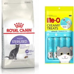 Royal Canin Sterilised 37 Kısır Kedi Maması 2 kg + Meo Tavuk ve Ciğerli Ödül
