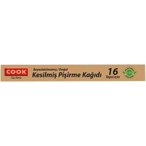 Doğal Pişirme Kağıdı 16 Tepsi