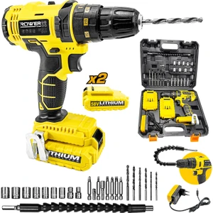 RWRX-3069  58V Çift Li-Ion Bataryalı Xt-Rail Metal Şanzıman Darbeli Matkap 27 Parçalı Vidalama