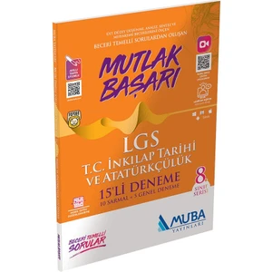 Muba Yayınları MB LGS T.C. Inkılap Tarihi ve Atatürkçülük 15LI Deneme