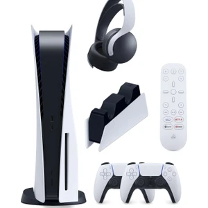Playstation 5 + 2.Dualsense + PS5 3D Pulse Kulaklık + PS5 Şarj İstasyonu + PS5 Media Kumandası