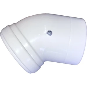 45 Derece Hermetik Kombi Baca Dirsek