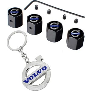 Volvo Alyanlı Sibop Kapağı ve Krom Anahtarlık
