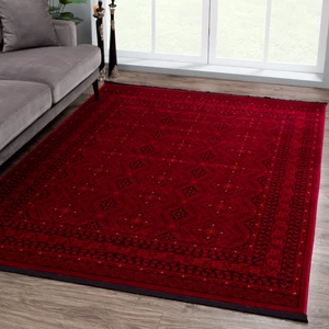 Giza Home Afgan Türkmen Otantik Desenli Dokuma Salon ve Oturma Odası Halısı 6919B 100x200