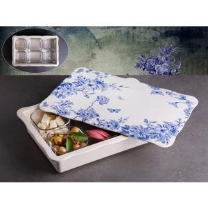 Spring Time Melamin 6lı Kahvaltılık Dikdörtgen