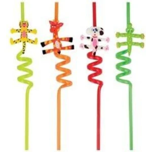 Dekoratif Figürlü Pipet 4'lü Pipet