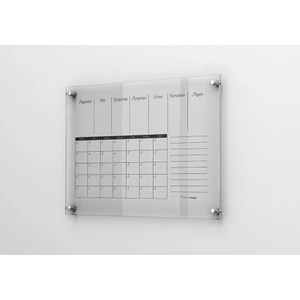 Sevimli Hediye Akrilik Duvar Tipi Aylık Planlayıcı 30X40 cm