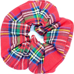 311 - Ekose Desenli Orta Boy Saç Lastiği