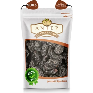 Antep Çarşı Pazar Siyah Üzüm Çekirdekli Gaziantep Kan Üzümü | 900 Gr.