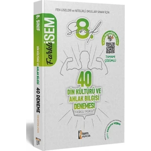İSEM Yayıncılık 2022 LGS 8. Sınıf Din Kültürü ve Ahlak Bilgisi 40'lı Sarmal Deneme