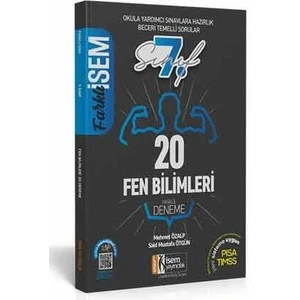 İSEM Yayıncılık 2022 7. Sınıf Fen Bilimleri 20 Deneme