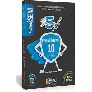 İSEM Yayıncılık 2022 5. Sınıf Fen Bilimleri Tamamı Çözümlü 10 Fasikül Deneme
