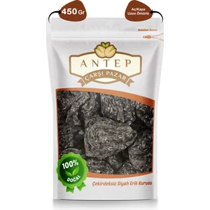 Antep Çarşı Pazar Erik Kurusu Çekirdeksiz Siyah Mürdüm Eriği | 450 Gr.