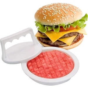 Kırmızı Papyon Hamburger Yapma Aparatı- Hamburger Pres ve Köfte Kalıbı