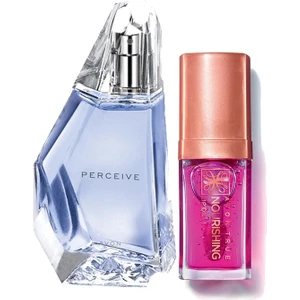 Perceive Kadın Parfüm ve Dudak Yağı Seti 50 ml EDP Lüks Ambalajlı Hediye