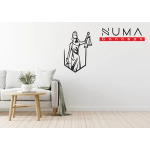 Numa Concept Themıs Mdf Tablo Adalet Terazisi Avukat Duvar Tablosu Adalet Tablo Dekoratif Duvar Süsü 35X50