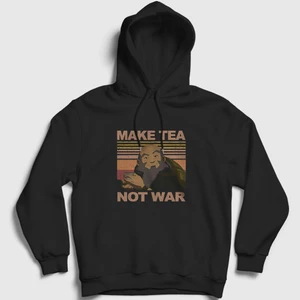 Unisex Siyah Iroh Make Tea Anime Avatar The Last Airbender Kapüşonlu Sweatshirt