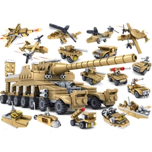 Kazı Askeri Süper Tank Yapı Taşı 16 In 1 Takım Ordu Tuğla Modeli (Yurt Dışından)