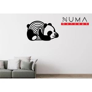 Numa Concept Çocuk Odası Uyuyan Panda Duvar Dekoru - Duvar Süsü