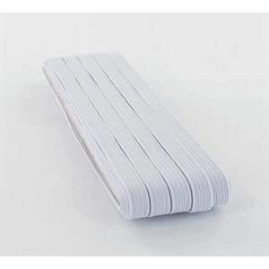 2 Adet 0.80 cm 20 Metre Beyaz Bel Paça Don Lastiği Geniş Yassı Lastik