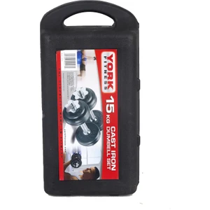 Döküm Plaka Dambıl Seti Çantalı Dumbell Set 15KG
