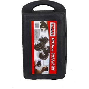 Döküm Plaka Dambıl Seti Çantalı Dumbell Set 20 kg