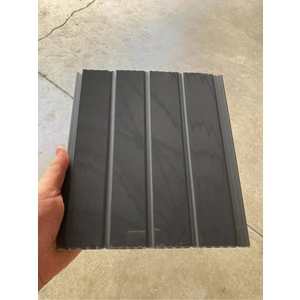 Ser Profil Serprofil Fugalı Antrasit Gri Pvc Duvar Tavan Lambiri / 10 Adet 20CM x 2 Metre - 4 Metrekare