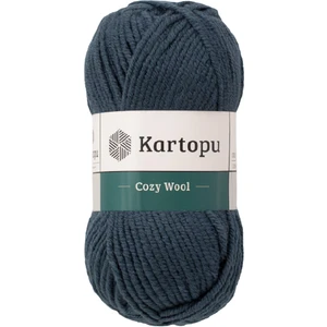5'li Paket Cozy Wool K1480 Petrol Mavisi %25 Yün Örgü İpi