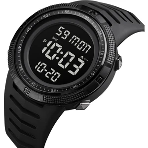 Skmeı 1632 Çift Zamanlı Ekran Aydınlık Elektronik Izle, Çalar Saati Destek (Altın Siyah) (Yurt Dışından)