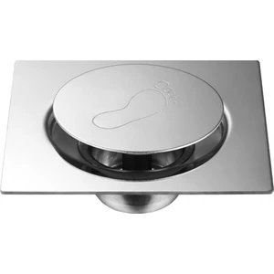 Kat Grate Sıçrama Banyo Duş Kare Drenaj Atık Tuvalet Çamaşırları 12X12CM