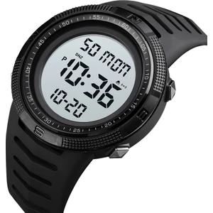 Skmeı 1632 Çift Zamanlı Ekran Aydınlık Elektronik Izle, Çalar Saati Destek (Altın Siyah) (Yurt Dışından)