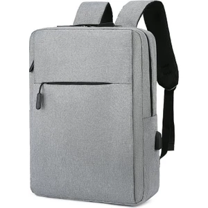 USB Şarj Özellikli Bilgisayar Sırt Çantası - Mavi (Yurt Dışından)