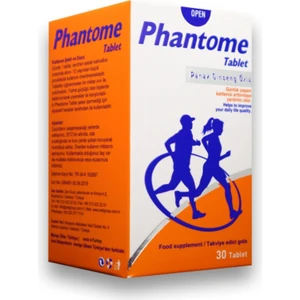 Tablet Panax Ginseng Özlü 30 Tablet Takviye Edici Gıda