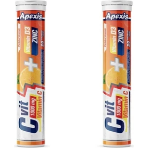 C Vit 1000 Mg + D3 + Zinc 2 Adet