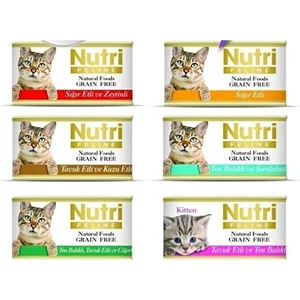 Nutri Feline Nutri Az Tahıllı Kedi Yaş Mama 6'lı