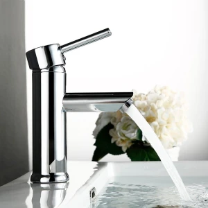 Lavabo Bataryası Krom Kaplama Çift Su Girişli Yüksek Model