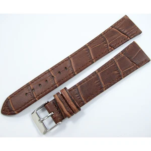 Ezgi Elektronik Bizon Deri Saat Kayışı 20MM Fındık Kahverengi Ince Saat Kordonu K