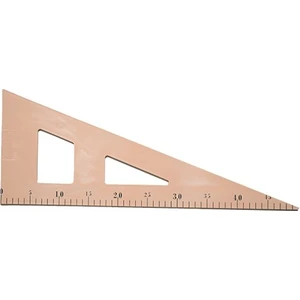 Taba Plastik Büyük Gönye Riga Cetvel