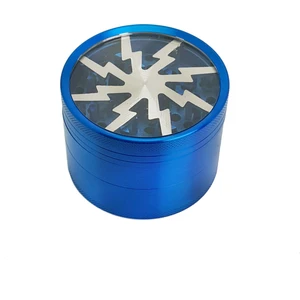 Mavi Renk 63 mm. Grinder Herbal Öğütücüsü Parçalayıcı pt55mv