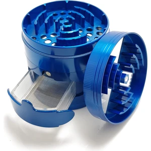Çekmeceli 60 mm. Mavi Grinder Herbal Parçalayıcı pz38mv