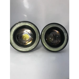 Angel Mercekli Sis Farı 76MM Mavi