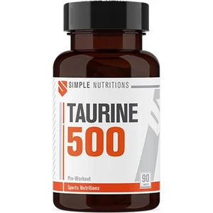 Simple Nutritions Taurine 500 mg 90 Tablet – Enerji ve Dayanıklılığı Artırmaya Yardımcı Gıda Takviyesi