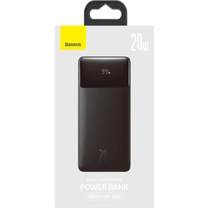 Bipow 10000 mAh 20W Hızlı Şarj Powerbank Taşınabilir Hızlı Şarj Cihazı Siyah