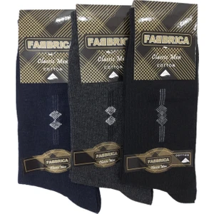 Trendcorap Fabbrica 3 Lü Ekonomik Pamuklu Erkek Çorap P-L-1486-56